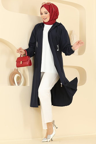 moda selvim كاب كحلي 2954SL432 - Thumbnail