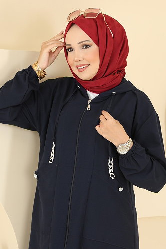moda selvim كاب كحلي 2954SL432 - Thumbnail