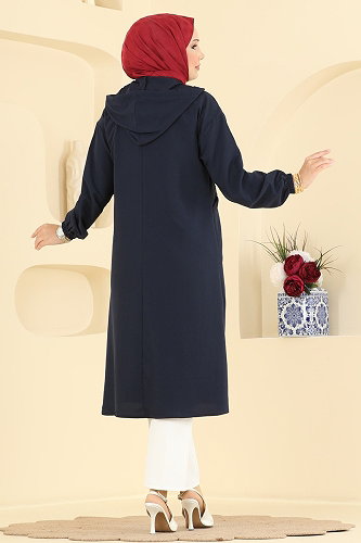 moda selvim كاب كحلي 2954SL432 - Thumbnail