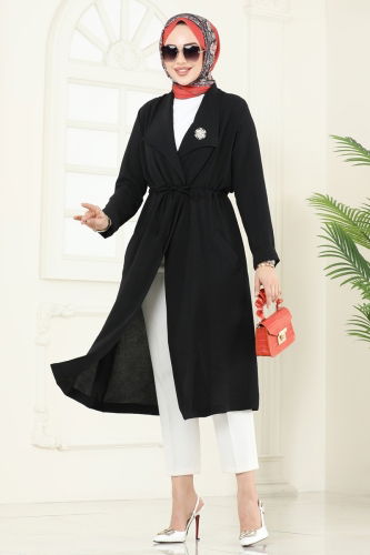 B.M.R. - Overcoat 3002BM387 Black