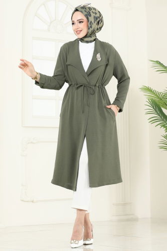 B.M.R. - Overcoat 3002BM387 Khaki