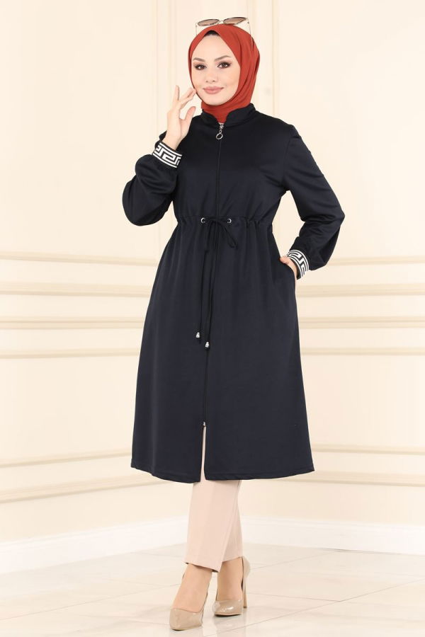 Overcoat 3003MRT754 Navy Blue