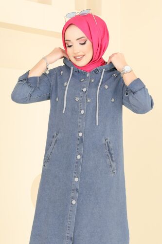 Overcoat 3006ZNE1011 Light Denim - 4