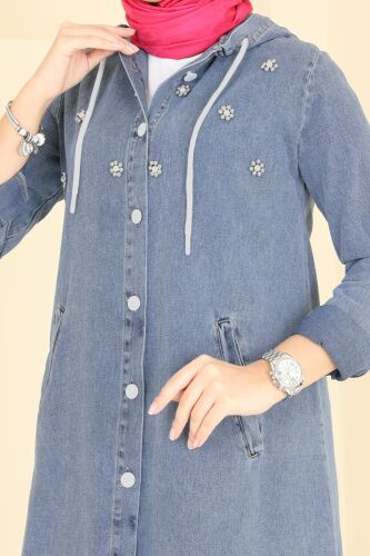 Overcoat 3006ZNE1011 Light Denim - 5