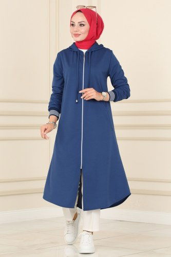M.N.T. - Overcoat 3026MNT741 Indigo