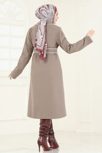 moda selvim Overcoat 3032KTR750 Vision - Thumbnail