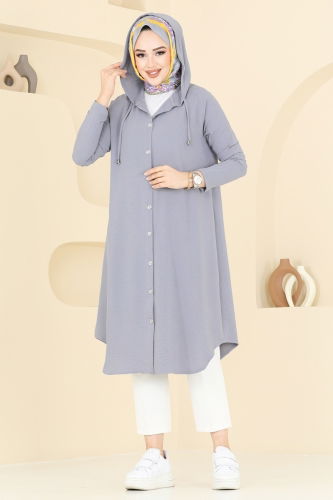 K.T.R. - Overcoat 3045KTR750 Gray