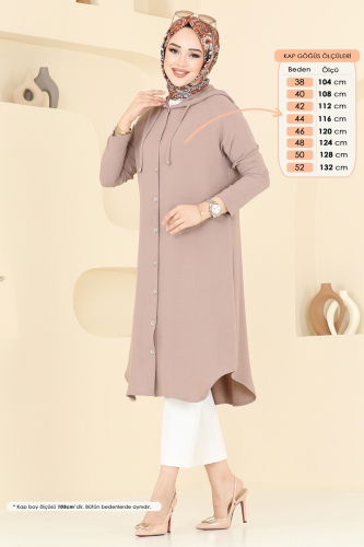 moda selvim Overcoat 3045KTR750 Vision - Thumbnail