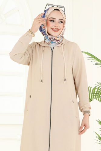 moda selvim كاب بيج 3046KTR750 - Thumbnail