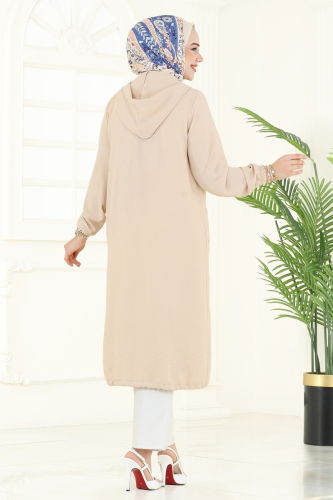 moda selvim كاب بيج 3046KTR750 - Thumbnail