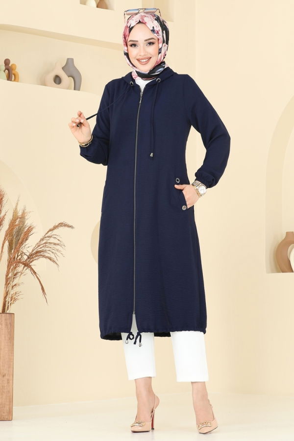 Modaselvim Overcoat / Coat Overcoat 3046KTR750 Navy Blue