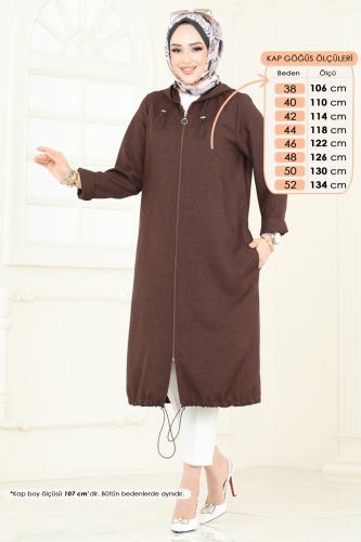 moda selvim كاب بني 3048KTR750 - Thumbnail