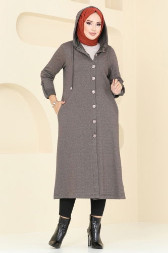 moda selvim Overcoat 305DVL817 Vision - Thumbnail