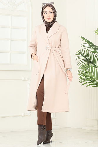 moda selvim كاب بيج 3073KTR750 - Thumbnail