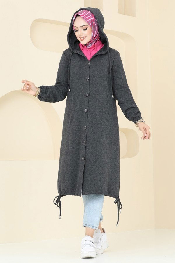 Overcoat 320DVL817 Anthracite - 3