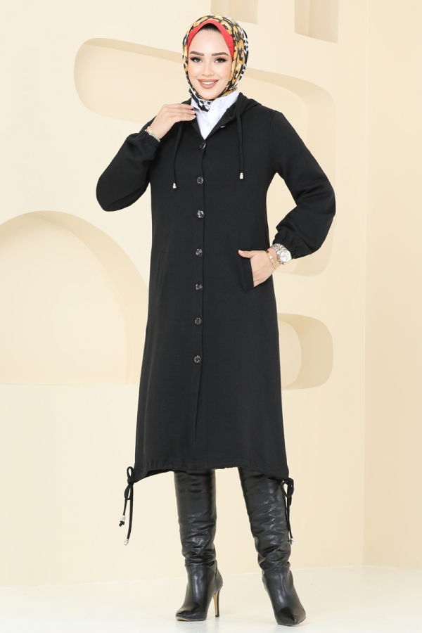 Overcoat 320DVL817 Black - 3