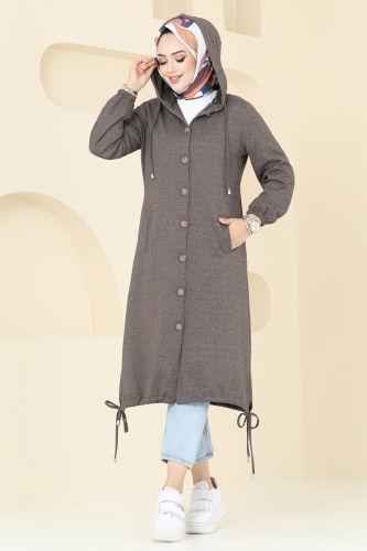 moda selvim Overcoat 320DVL817 Vision - Thumbnail