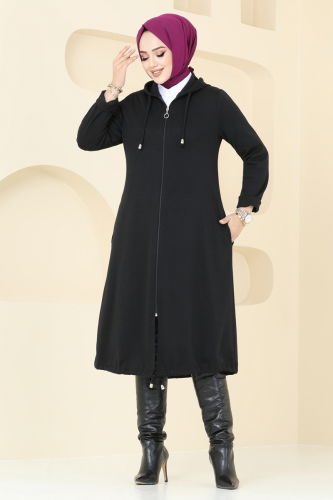 D.V.L. - Overcoat 321DVL817 Black