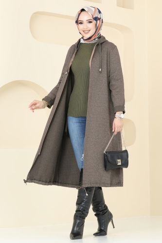 moda selvim Overcoat 321DVL817 Vision - Thumbnail