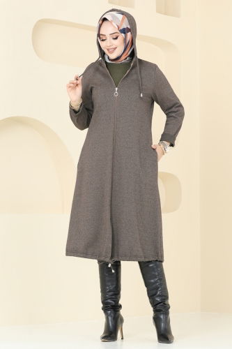 moda selvim Overcoat 321DVL817 Vision - Thumbnail