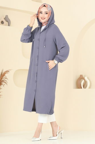 D.V.L. - Overcoat 361DVL817 Anthracite