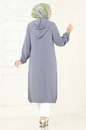 moda selvim كاب رمادي 361DVL817 - Thumbnail