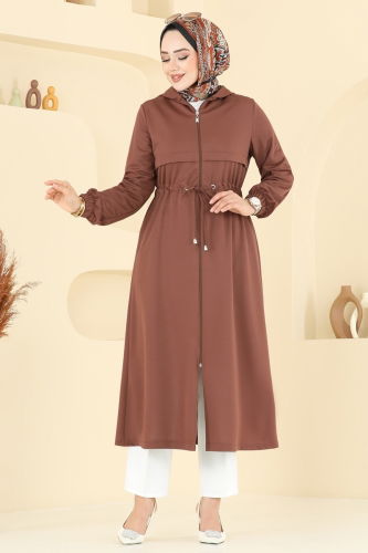 D.V.L. - Overcoat 420DVL817 Brown