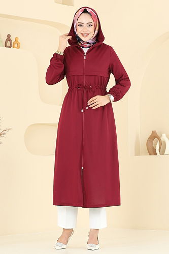 moda selvim كاب خمري 420DVL817 - Thumbnail