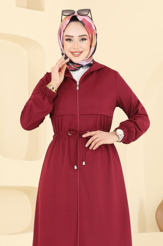moda selvim كاب خمري 420DVL817 - Thumbnail