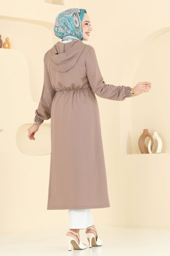 moda selvim Overcoat 420DVL817 Dark Vision - Thumbnail
