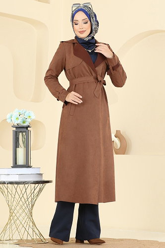 moda selvim كاب عسلي 4277AL357 - Thumbnail