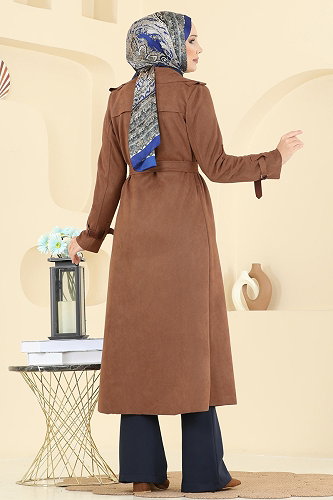 moda selvim كاب عسلي 4277AL357 - Thumbnail