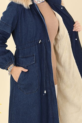 moda selvim كاب جينز غامق 4292MKL719 - Thumbnail