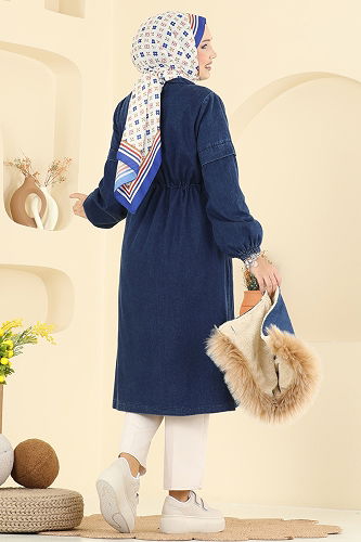 moda selvim كاب جينز غامق 4292MKL719 - Thumbnail