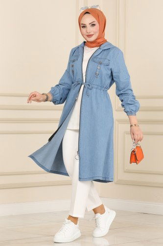 M.K.L. - 4356MKL719 الجينز الفاتح ملابس قصيره