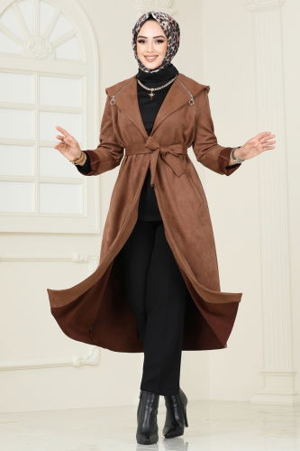 A.L. - Overcoat 4398AL357 Tan