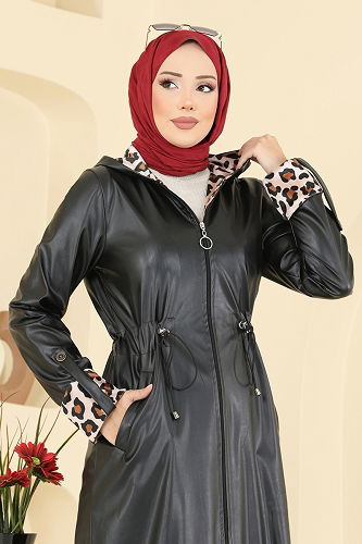 moda selvim كاب أسود 4409AL357 - Thumbnail