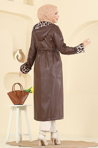 moda selvim كاب بني 4409AL357 - Thumbnail