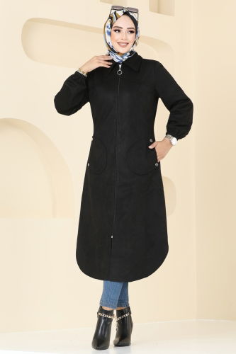 A.L. - Overcoat 4438AL357 Black