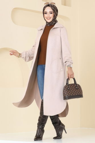 A.L. - Overcoat 4438AL357 Stone