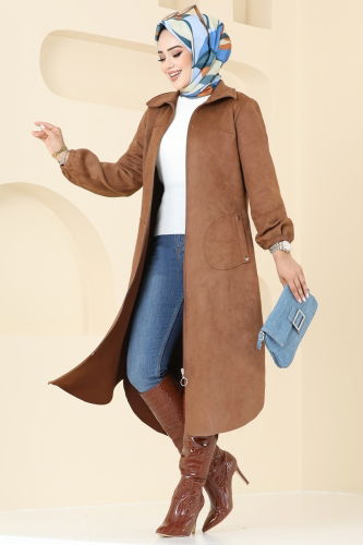 A.L. - Overcoat 4438AL357 Tan