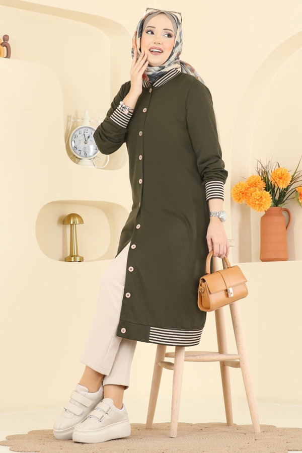 Modaselvim Overcoat / Coat Overcoat 4518PM271 Khaki