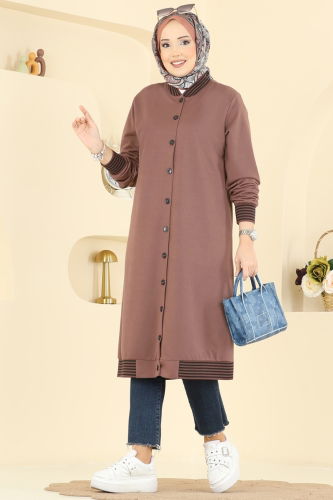 P.R.M. - Overcoat 4518PM271 Powder Vision