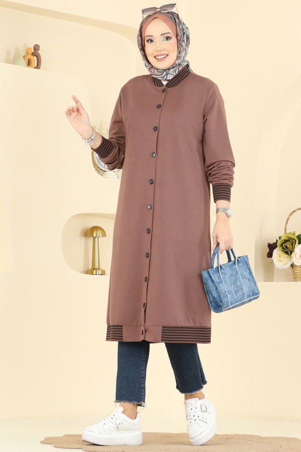 Modaselvim معطف/كاب كاب بيج وردي 4518PM271