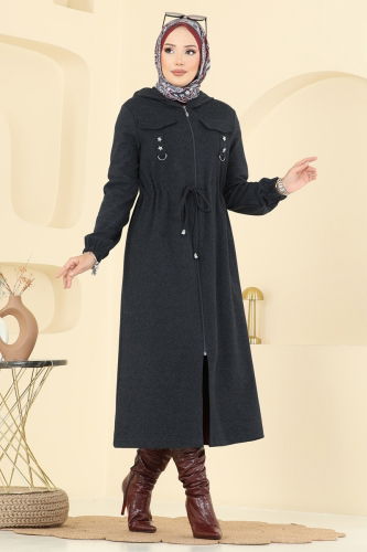 D.V.L. - Overcoat 467DVL817 Anthracite