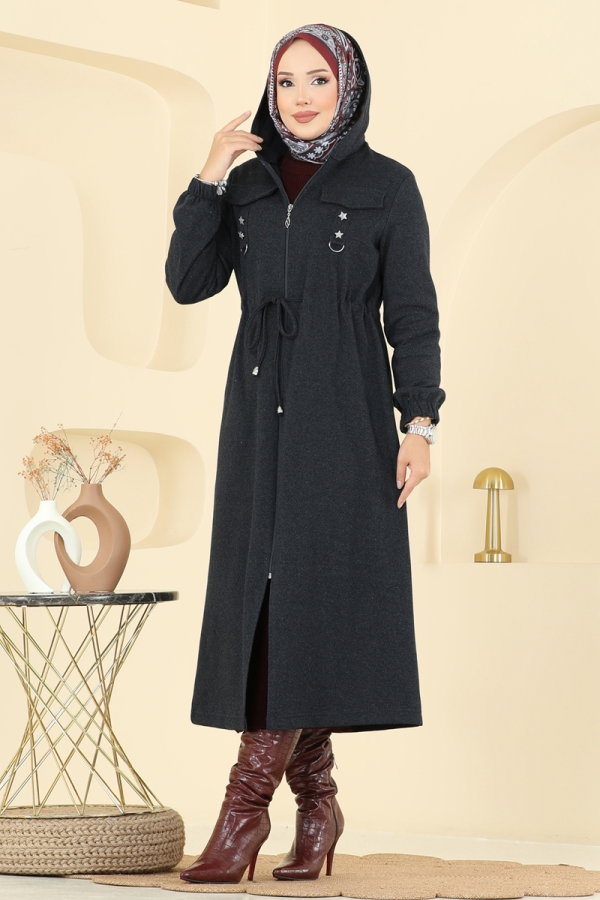 美品 希少Self Service no.27 fall/winter overcoat-467dvl817-anthracite-