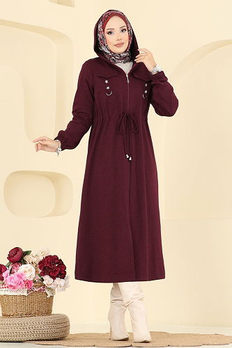 moda selvim كاب خمري 467DVL817 - Thumbnail