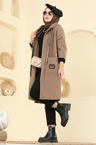 moda selvim Overcoat 4739ZNK1009 Vision - Thumbnail