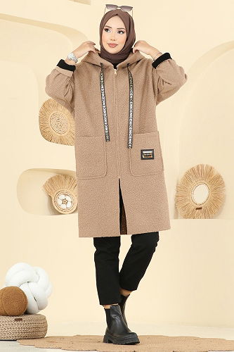 moda selvim كاب بيج 4739ZNK1009 - Thumbnail