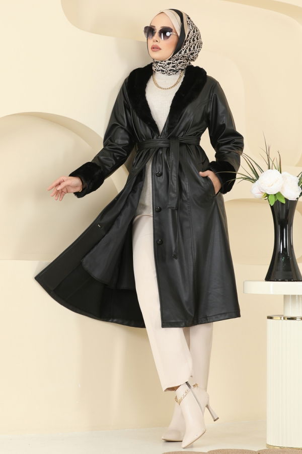 Modaselvim Overcoat / Coat Overcoat 4806ORG1169 Black
